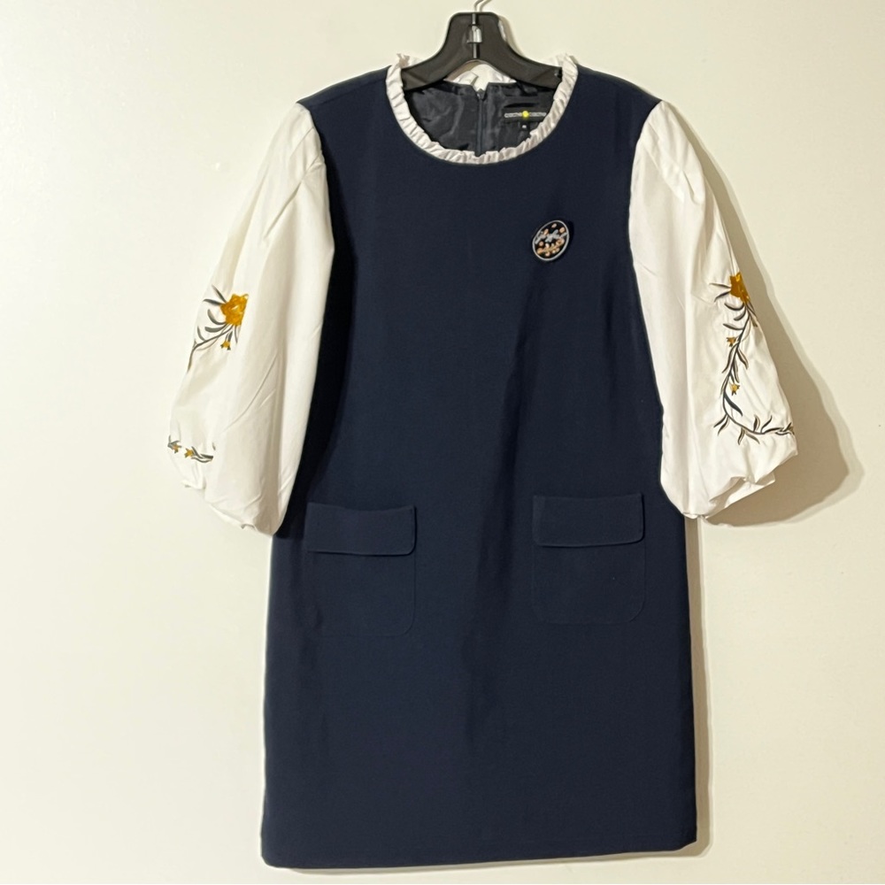 Cache Cache Navy Blue Dress